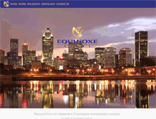 Tablet Screenshot of equinoxefilms.com